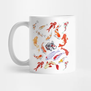 Koi Carp Fish Print Mug